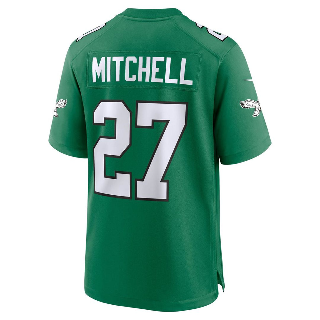 Quinyon Mitchell Philadelphia Eagles Alternate Game Jersey - Kelly Green