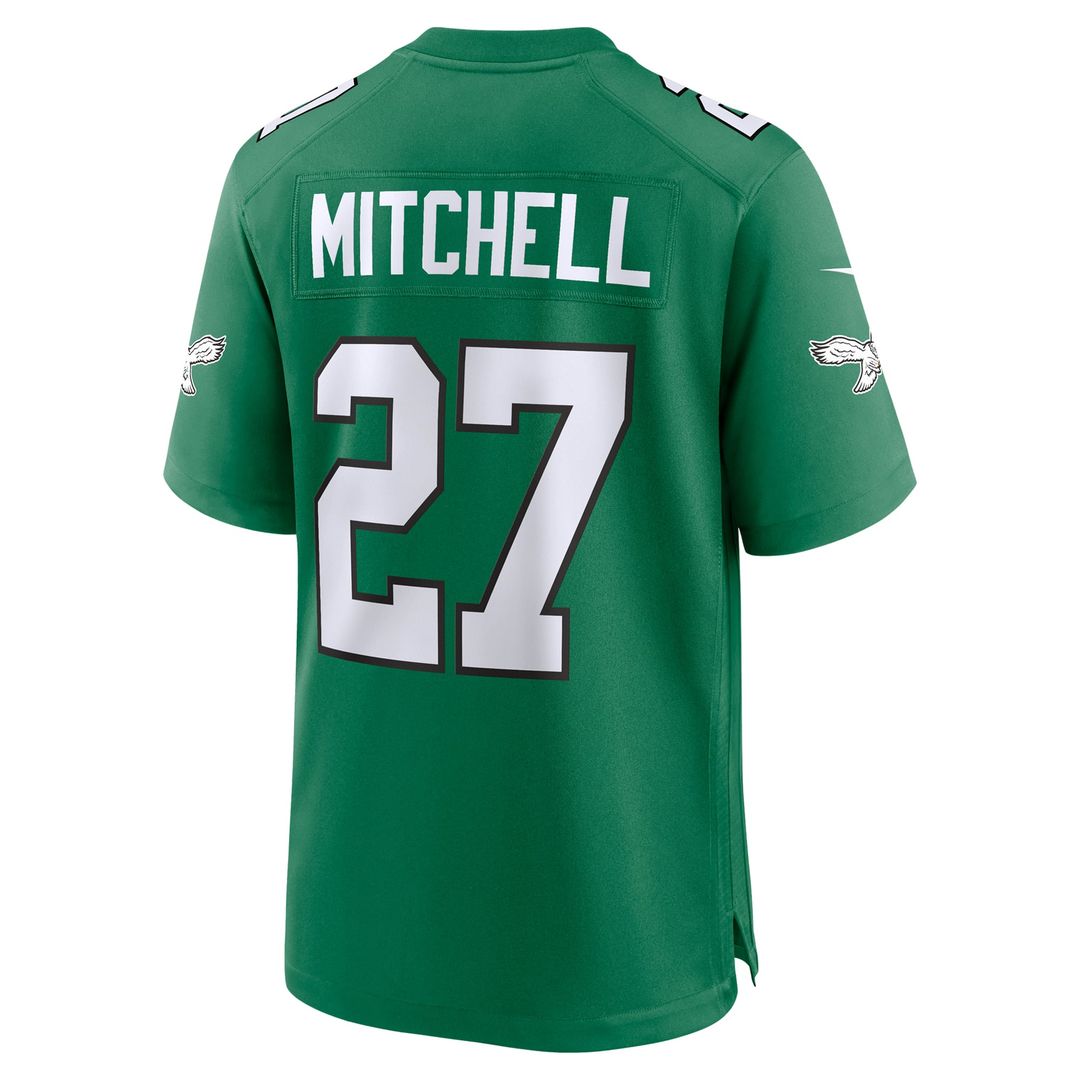 Quinyon Mitchell Philadelphia Eagles Game Jersey - Midnight Green