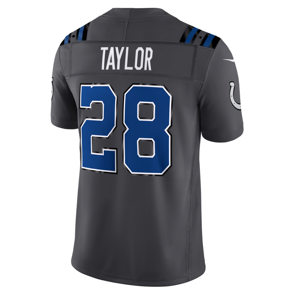 Jonathan Taylor Indianapolis Colts 2026 Rivalries Collection Stitched Limited Jersey - Anthracite