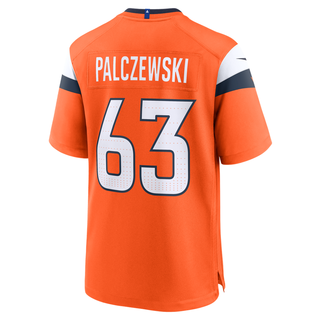 Alex Palczewski Denver Broncos Game Jersey - Orange