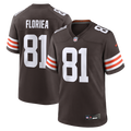 Luke Floriea Cleveland Browns Game Jersey - Brown