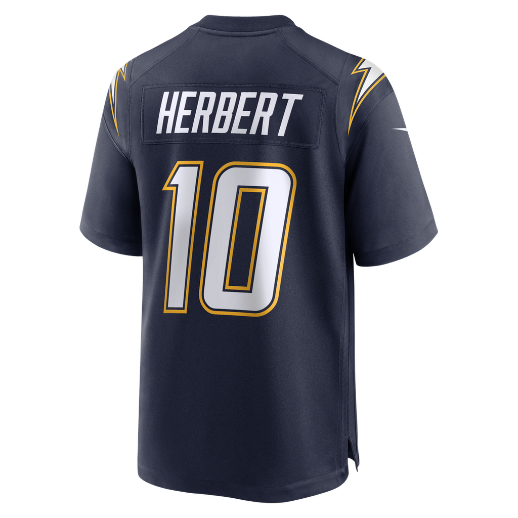 Justin Herbert Los Angeles Chargers Game Jersey - Powder Blue
