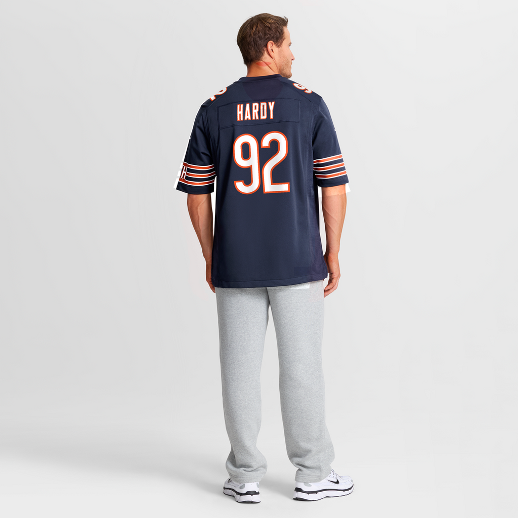 Daniel Hardy Chicago Bears Game Jersey - Navy