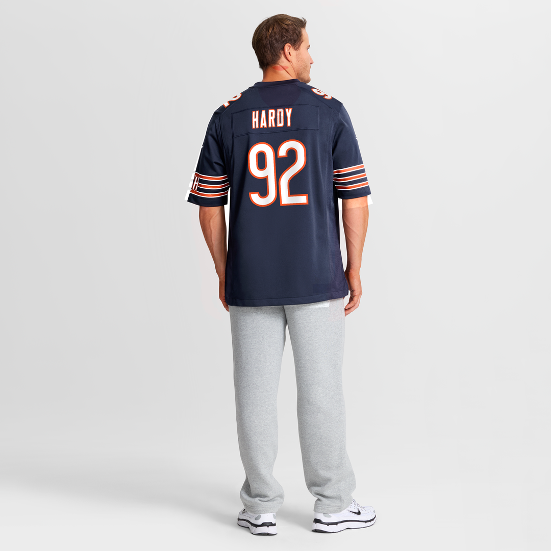Daniel Hardy Chicago Bears Game Jersey - Navy