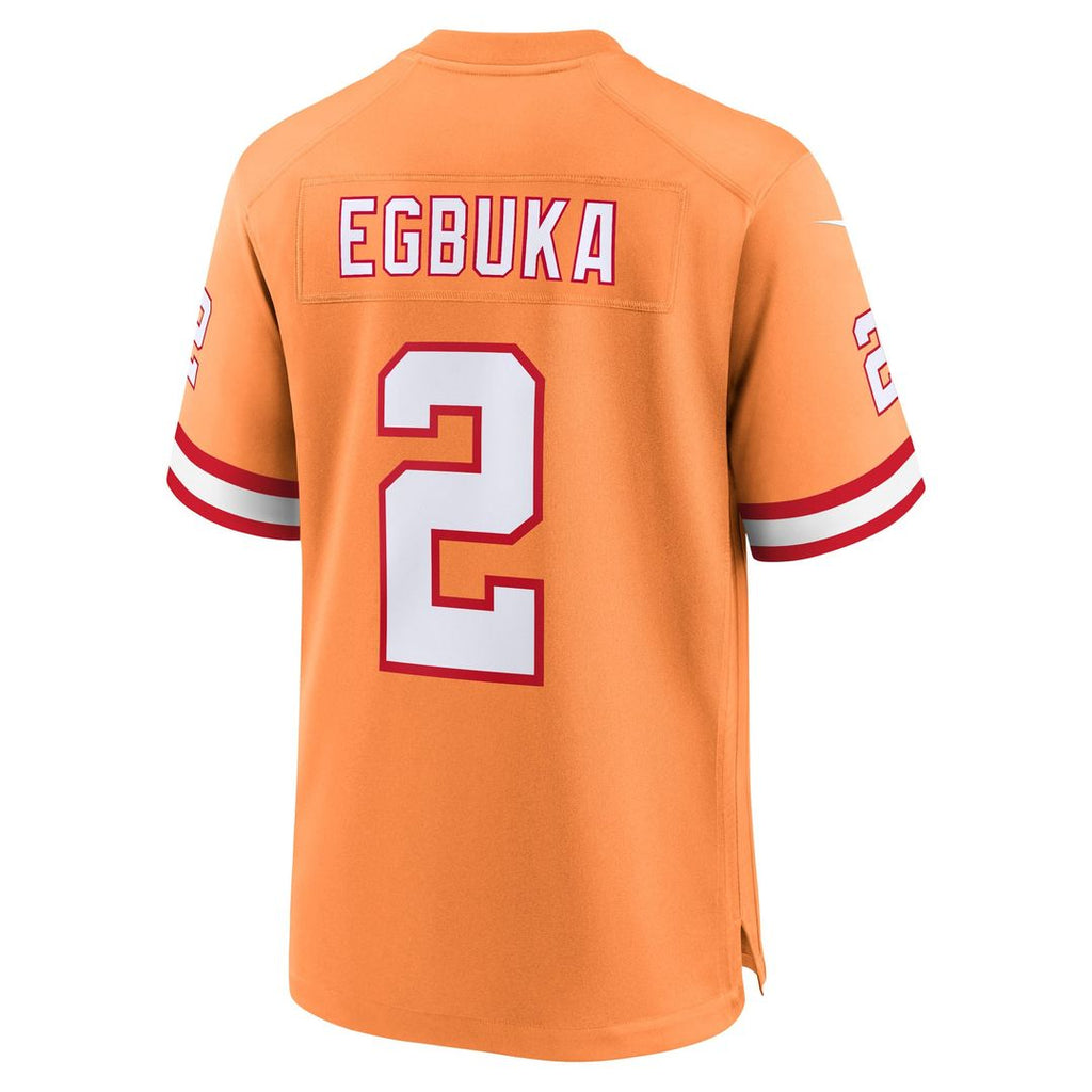 Emeka Egbuka Tampa Bay Buccaneers Alternate Game Jersey - Pewter