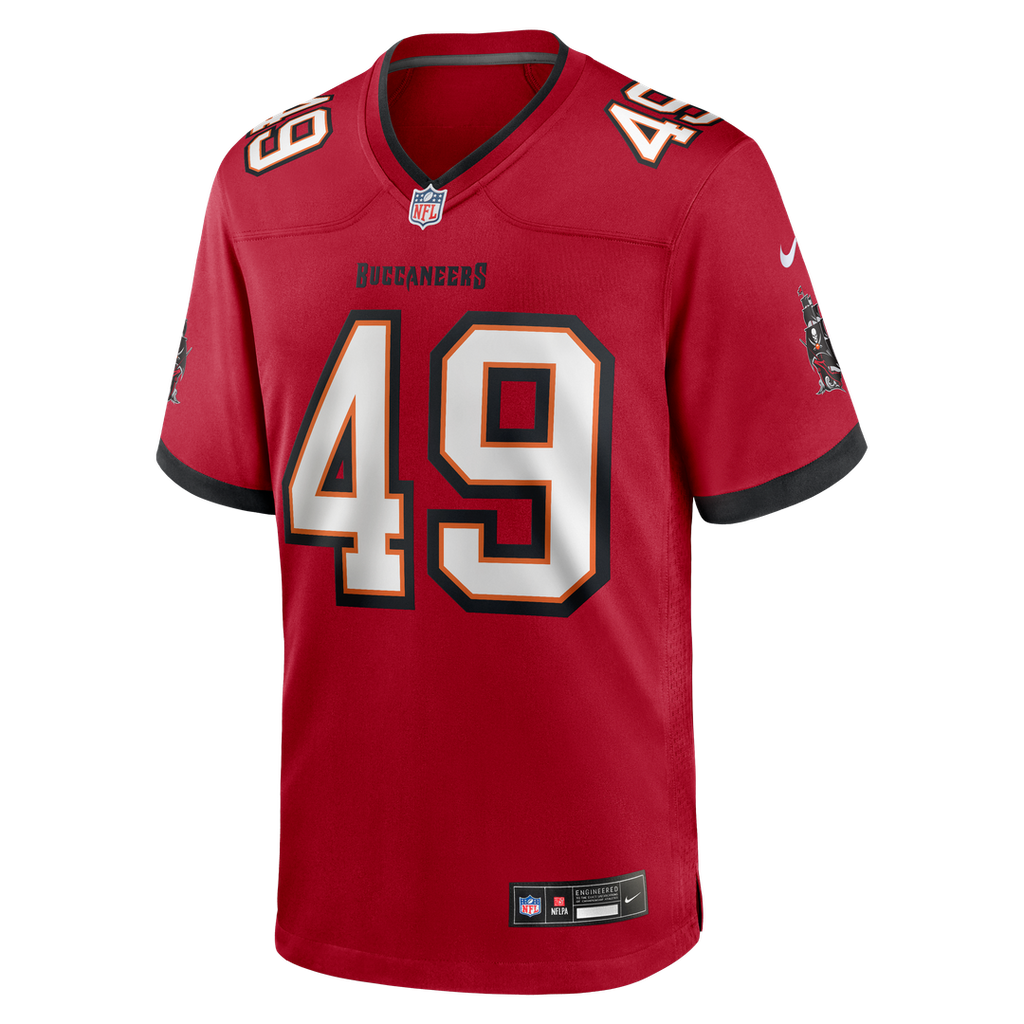 Owen Wright Tampa Bay Buccaneers Game Jersey - Red