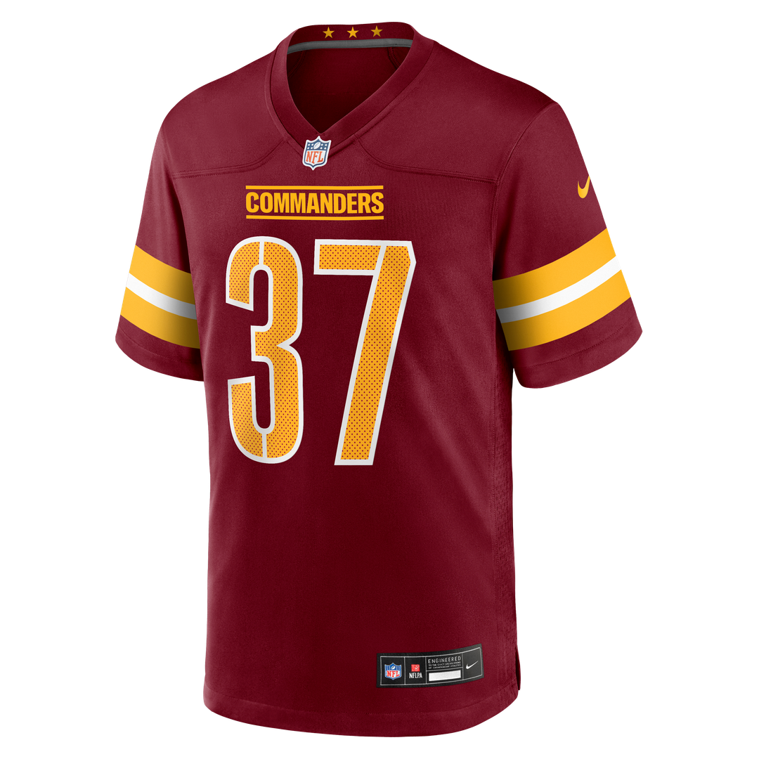 Car'lin Vigers Washington Commanders Game Jersey - Burgundy