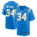 Keaton Mitchell Los Angeles Chargers Game Jersey - Powder Blue
