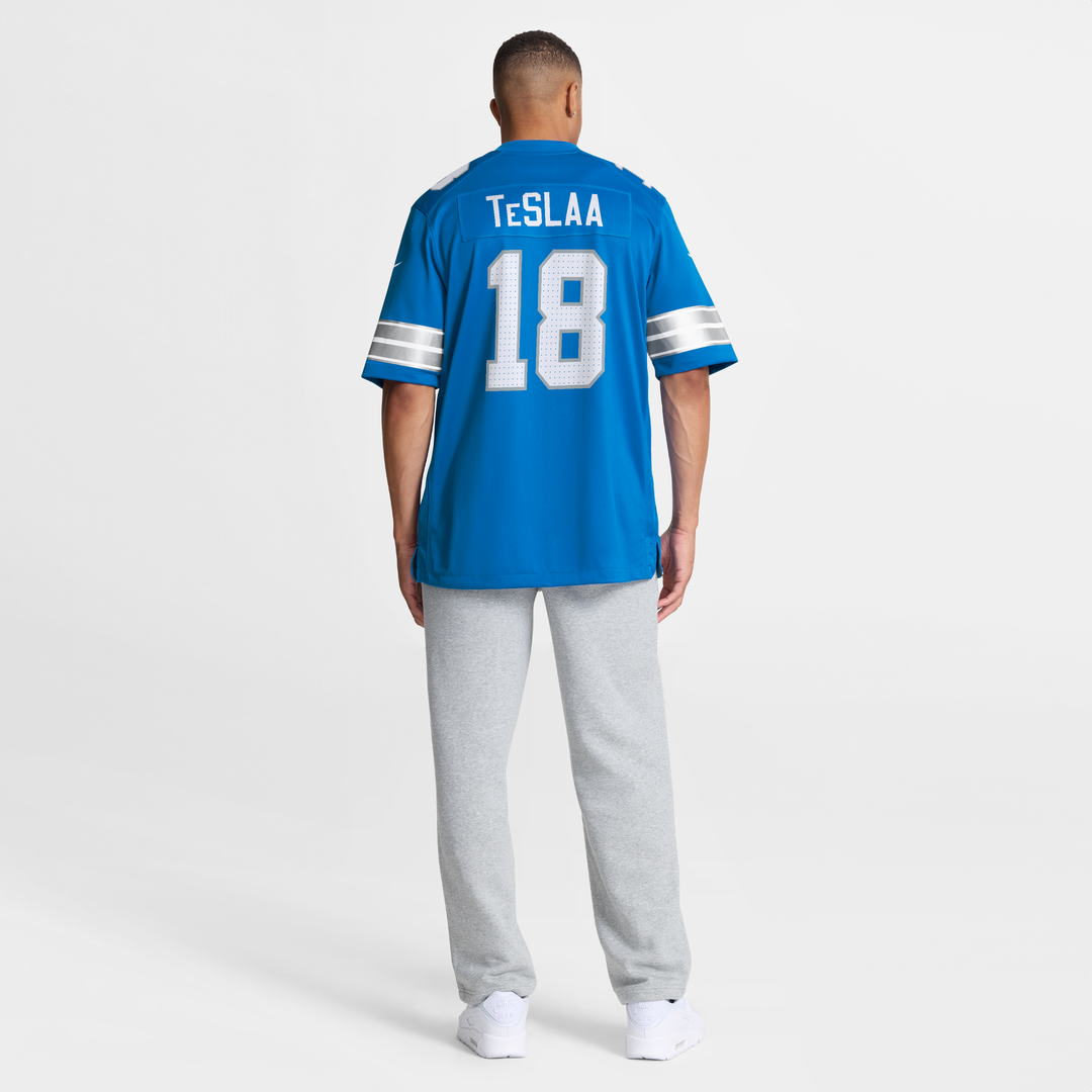 Isaac TeSlaa Detroit Lions Alternate Game Jersey - Black