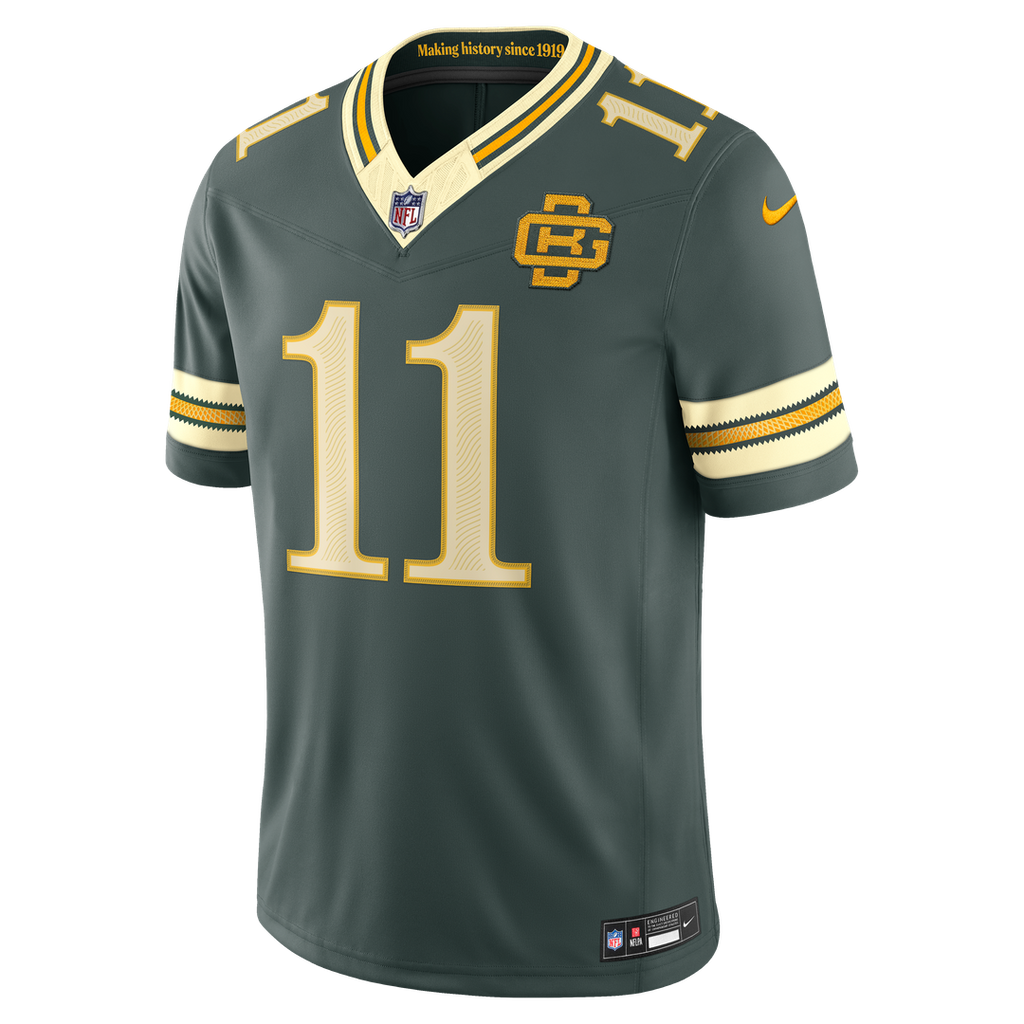 Jayden Reed Green Bay Packers 2026 Rivalries Collection Stitched Limited Jersey - Green