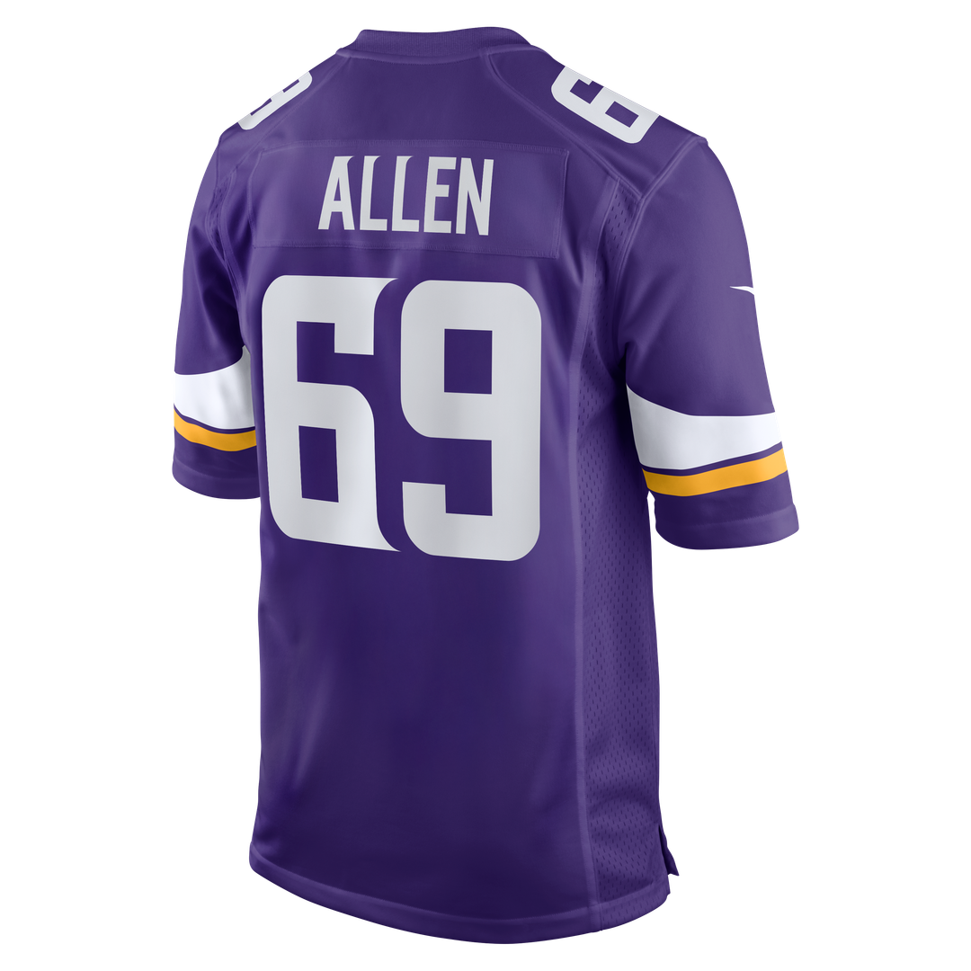 Jared Allen Minnesota Vikings Game Jersey - Purple