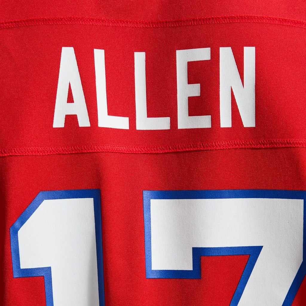 Josh Allen Buffalo Bills Alternate Game Jersey - Red