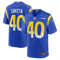 Jesse Luketa Los Angeles Rams Game Jersey - Royal Blue
