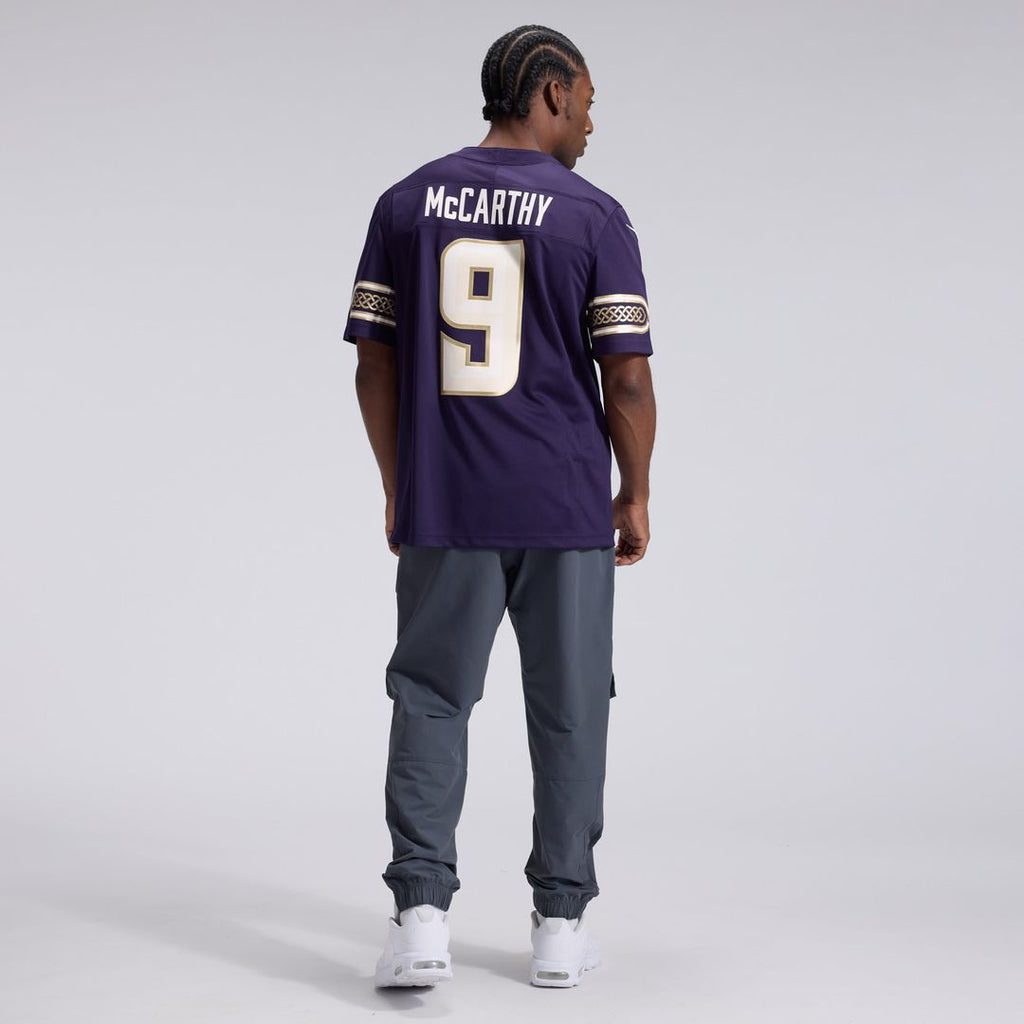 J.J. McCarthy Minnesota Vikings 2026 Rivalries Collection Stitched Limited Jersey - Purple