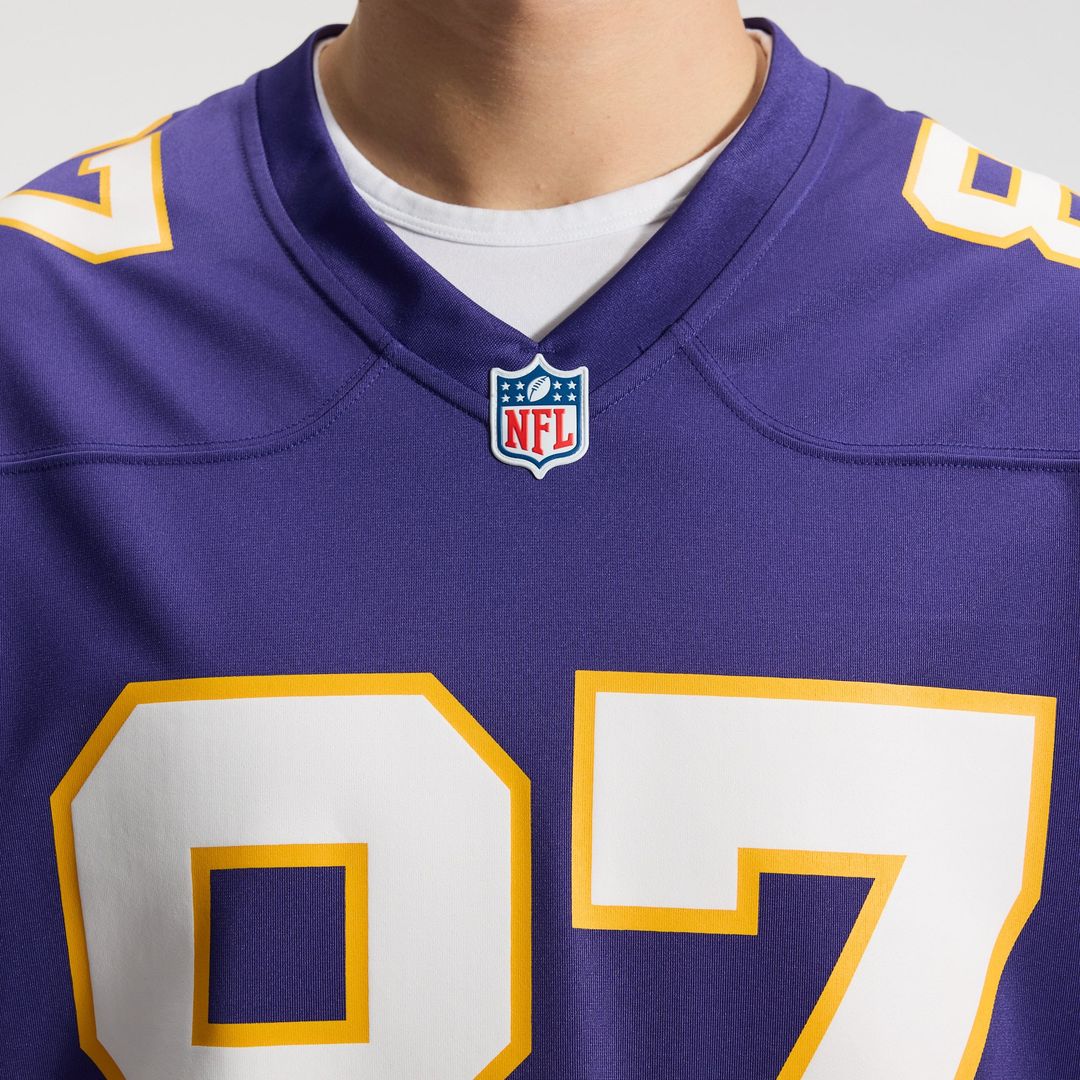 T.J. Hockenson Minnesota Vikings Classic Game Jersey - Purple