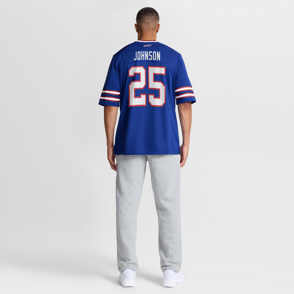 Ty Johnson Buffalo Bills Game Jersey - Royal Blue