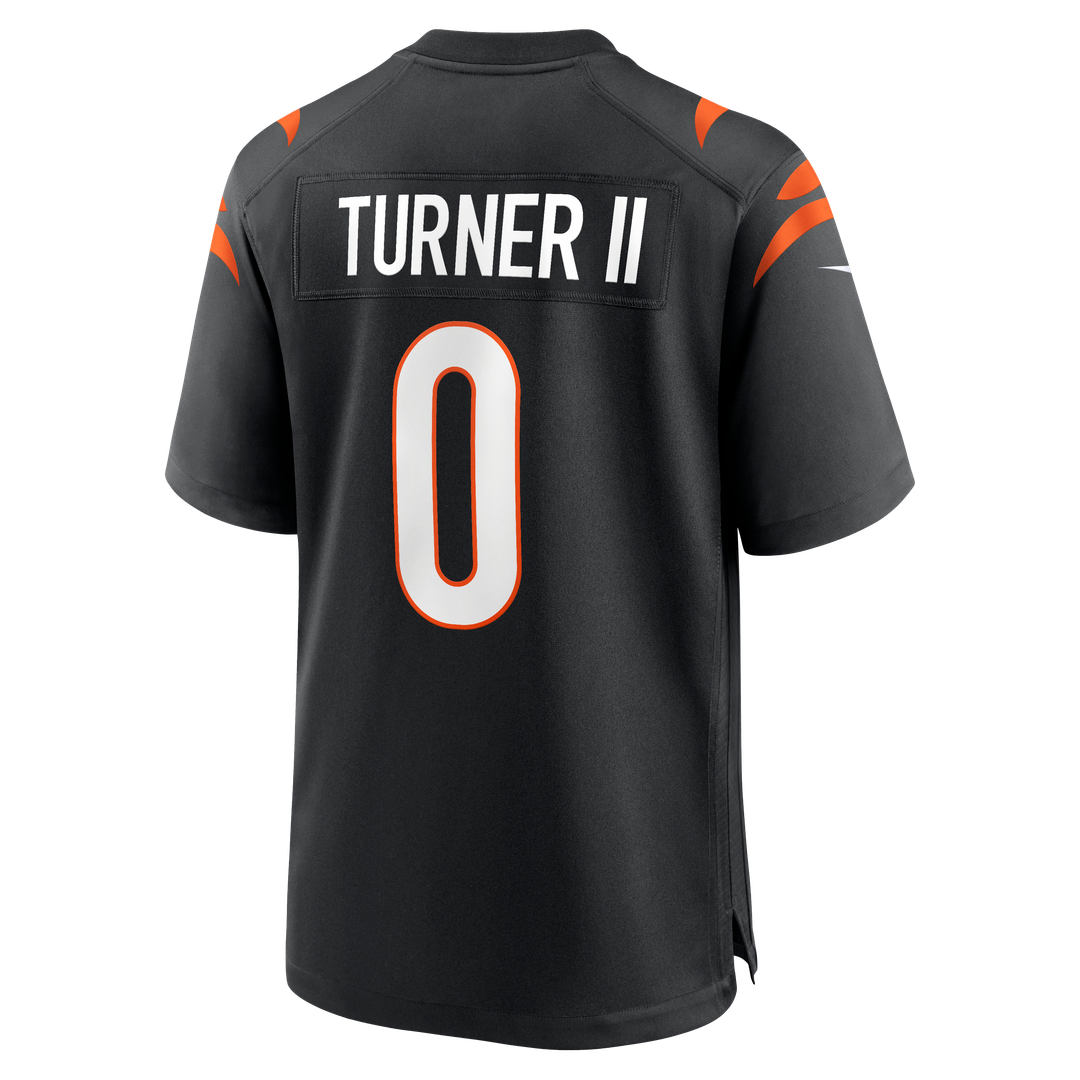 DJ Turner II Cincinnati Bengals Game Jersey - Black
