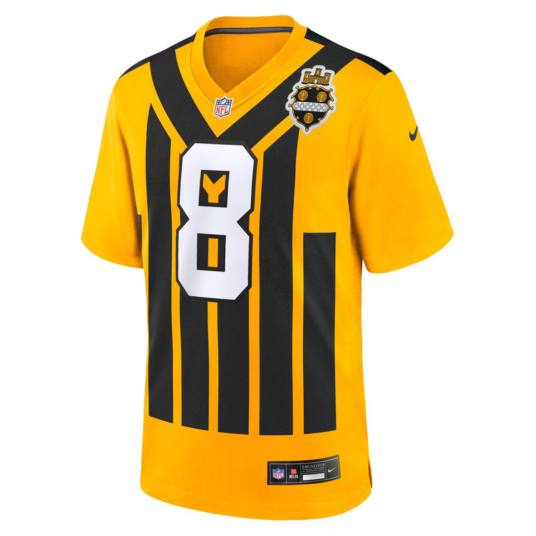 Aaron Rodgers Pittsburgh Steelers Game Jersey - Black