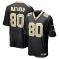 Moliki Matavao New Orleans Saints Game Jersey - Black