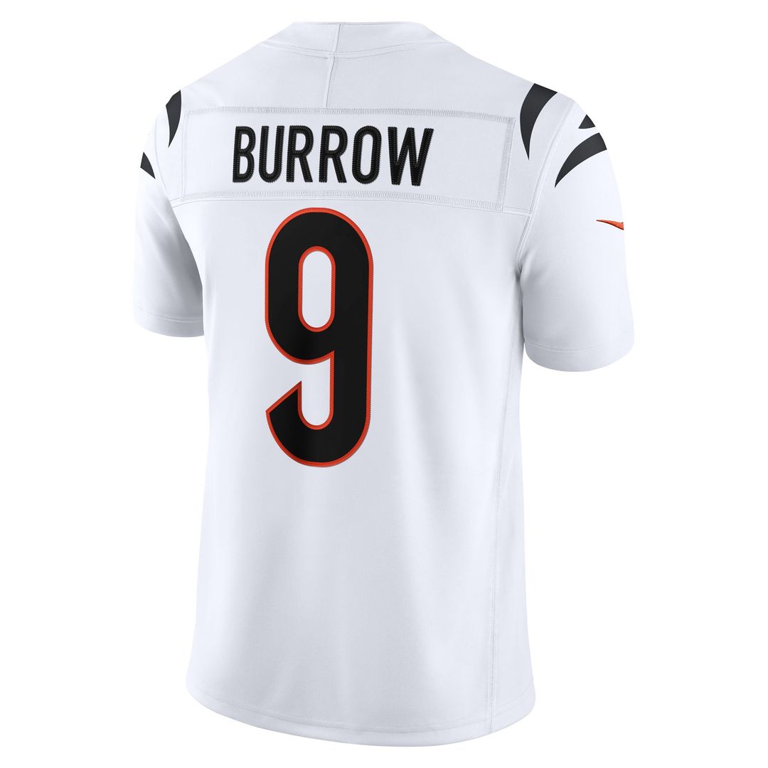 Joe Burrow Cincinnati Bengals Vapor F.U.S.E. Stitched Limited Jersey - White