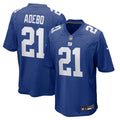 Paulson Adebo New York Giants Game Jersey - Royal Blue