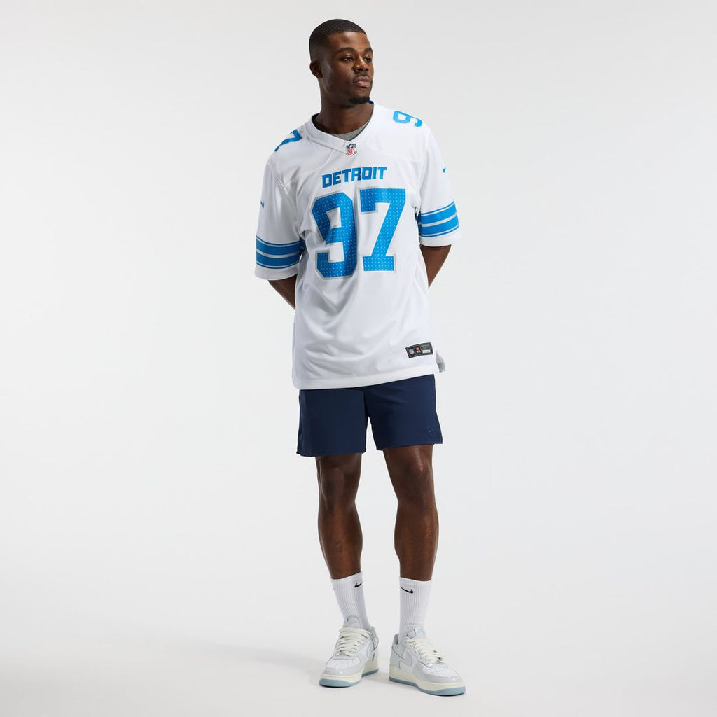 Aidan Hutchinson Detroit Lions Game Jersey - Blue