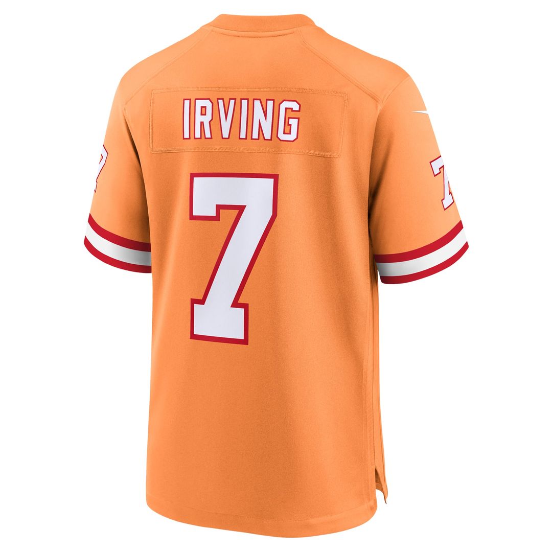 Bucky Irving Tampa Bay Buccaneers Alternate Game Jersey - Pewter