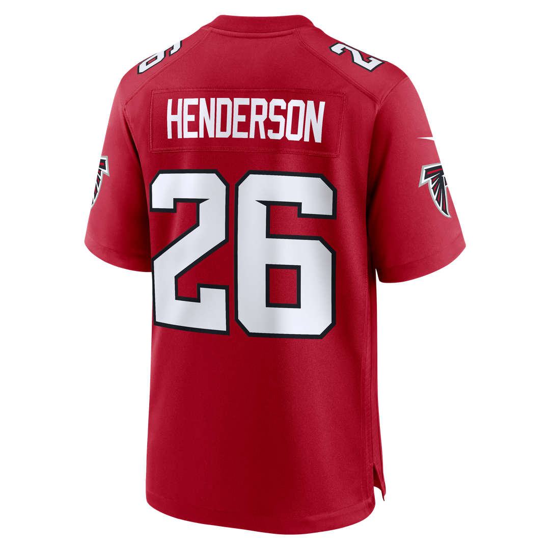 CJ Henderson Atlanta Falcons Game Jersey - Red