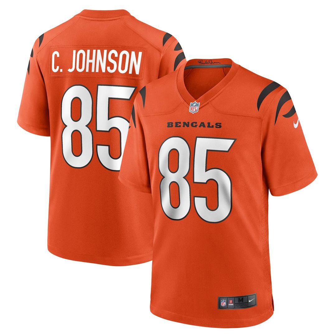Chad Johnson Cincinnati Bengals Alternate Game Jersey - Orange