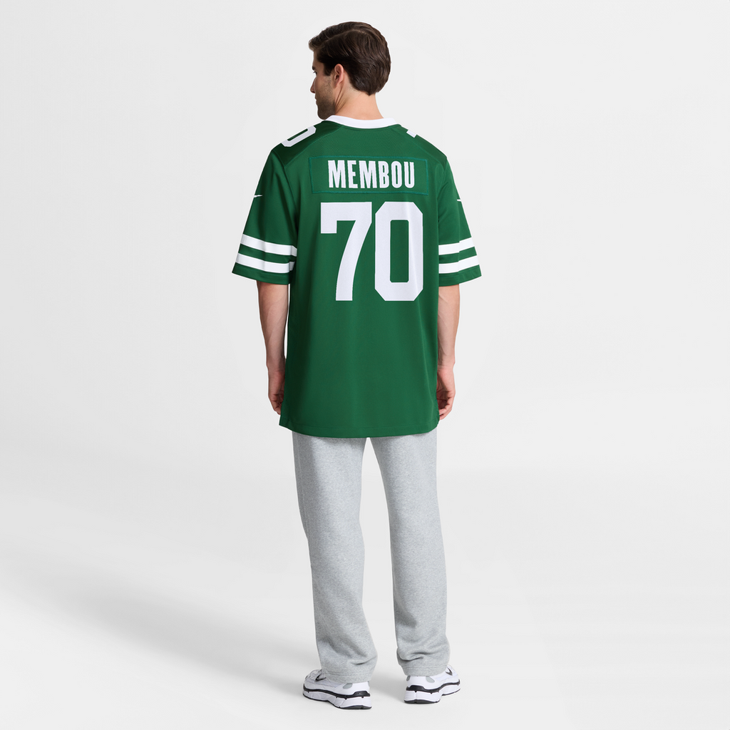 Armand Membou New York Jets Game Jersey - Green