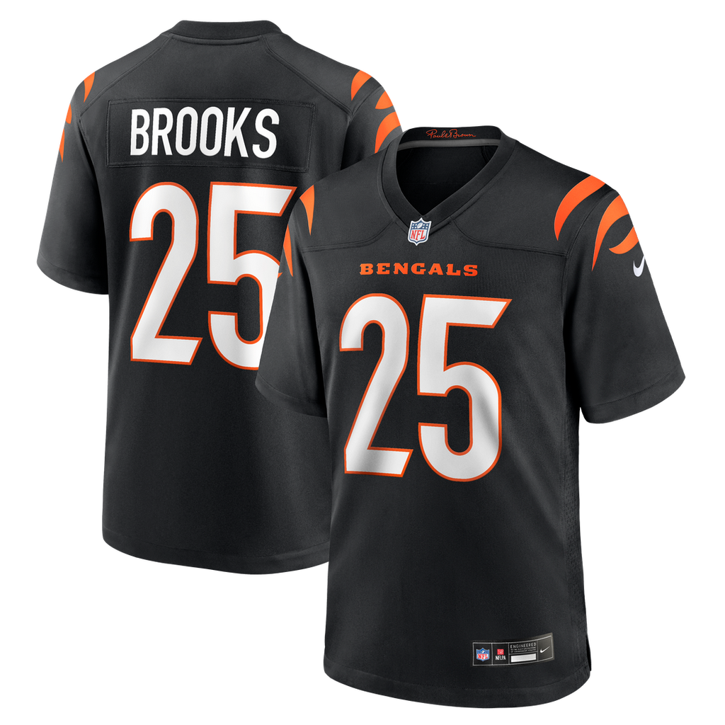 Tahj Brooks Cincinnati Bengals Game Jersey - Black