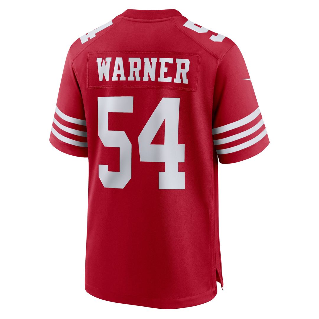 Fred Warner San Francisco 49ers Game Jersey - White