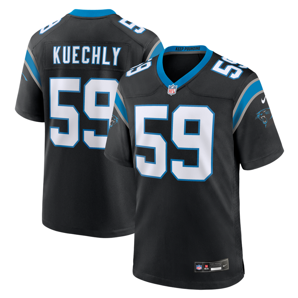 Luke Kuechly Carolina Panthers Game Jersey - Black