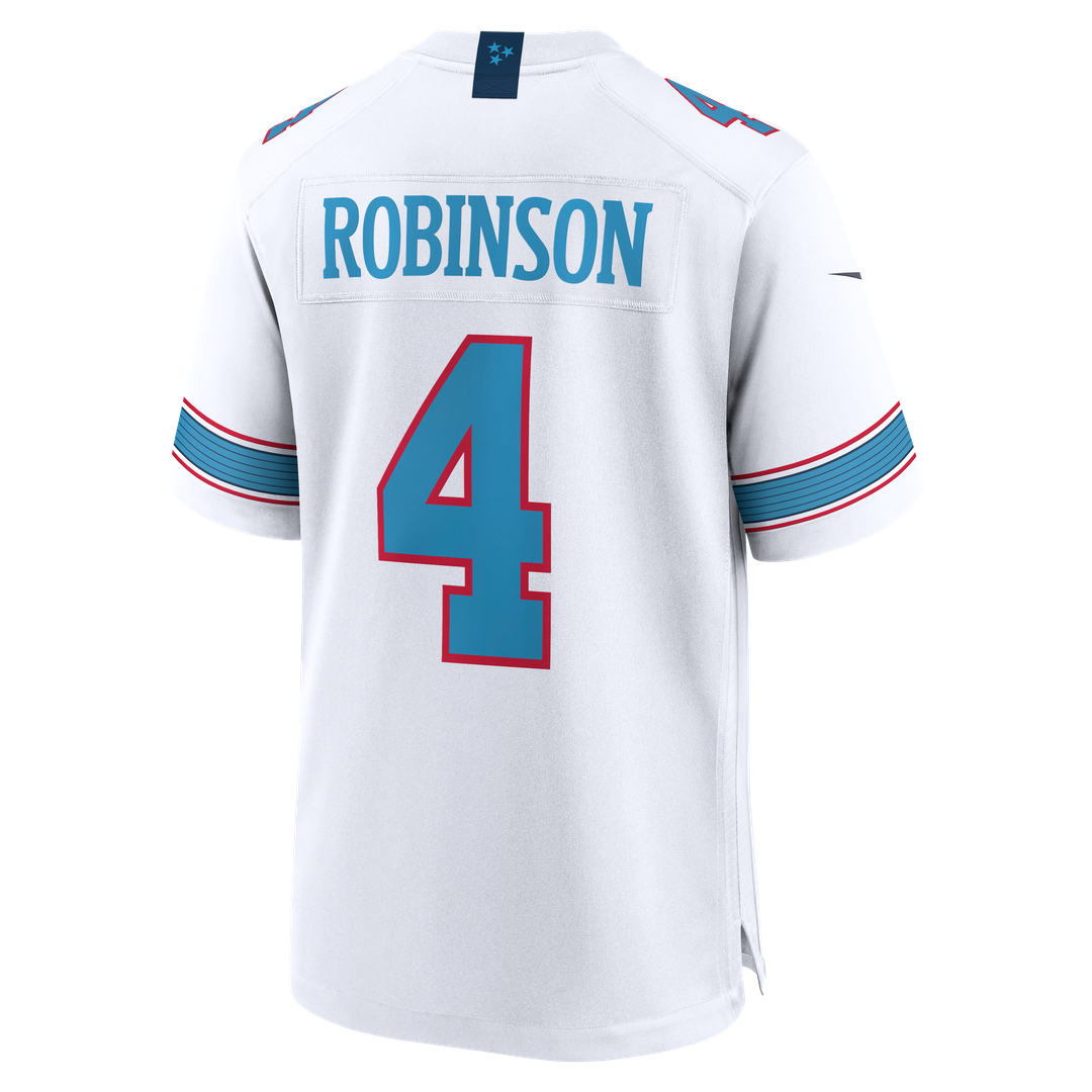 Wan'Dale Robinson Tennessee Titans Game Jersey - Light Blue