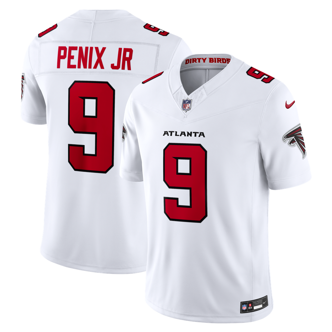 Michael Penix Jr. Atlanta Falcons Vapor F.U.S.E. Stitched Limited Jersey - Red