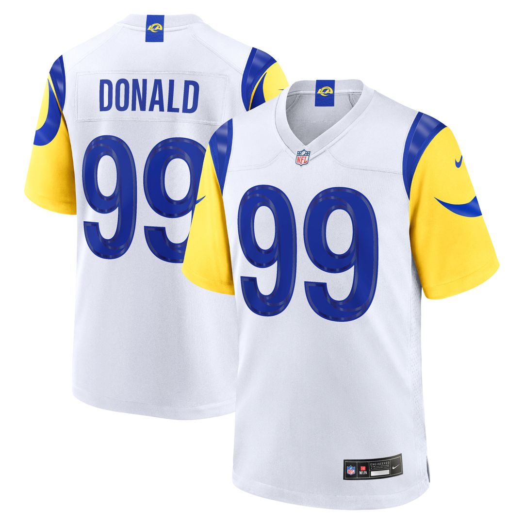 Aaron Donald Los Angeles Rams Game Jersey - Royal Blue