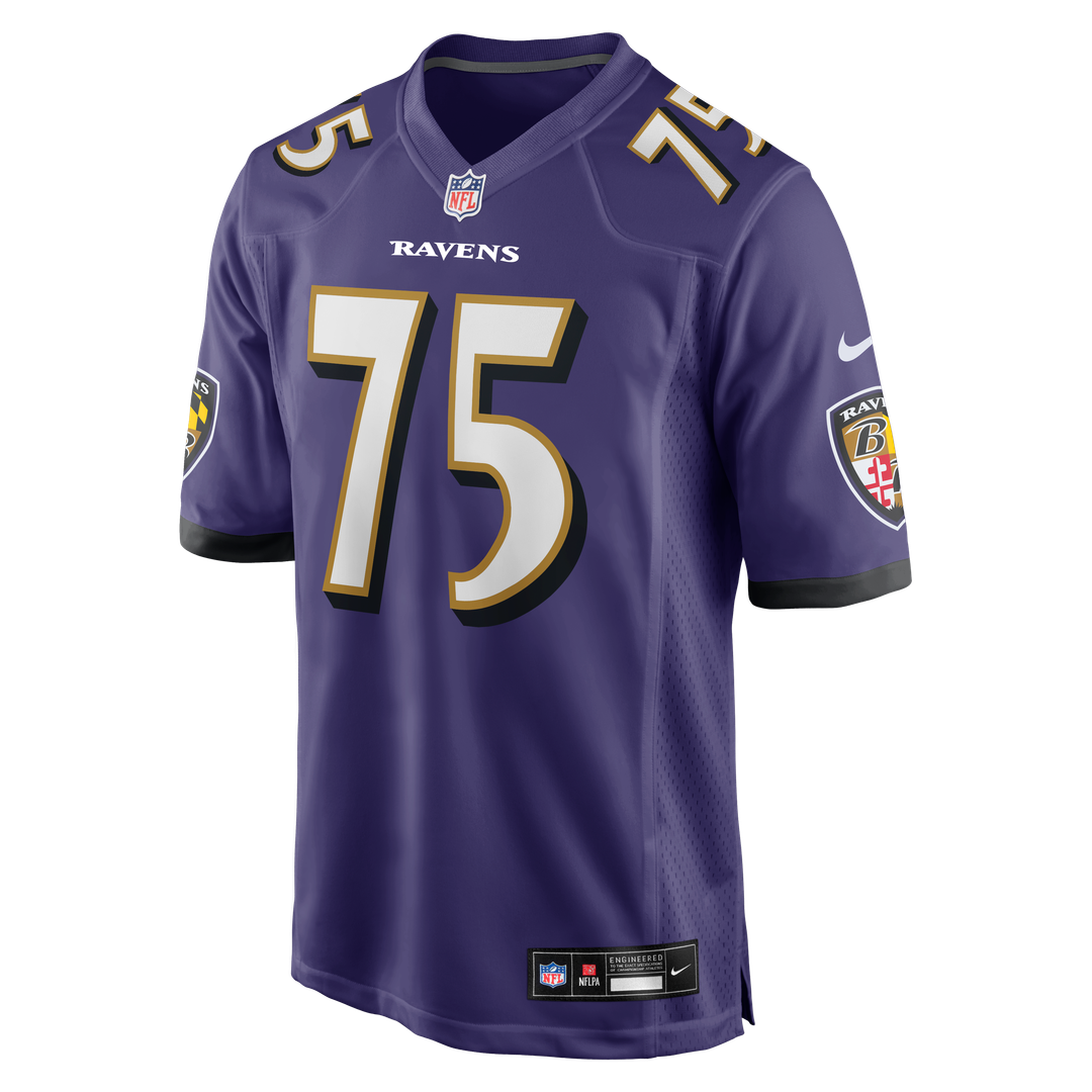 Jonathan Ogden Baltimore Ravens Game Jersey - Purple