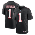 Tua Tagovailoa Atlanta Falcons Alternate Game Jersey - Black