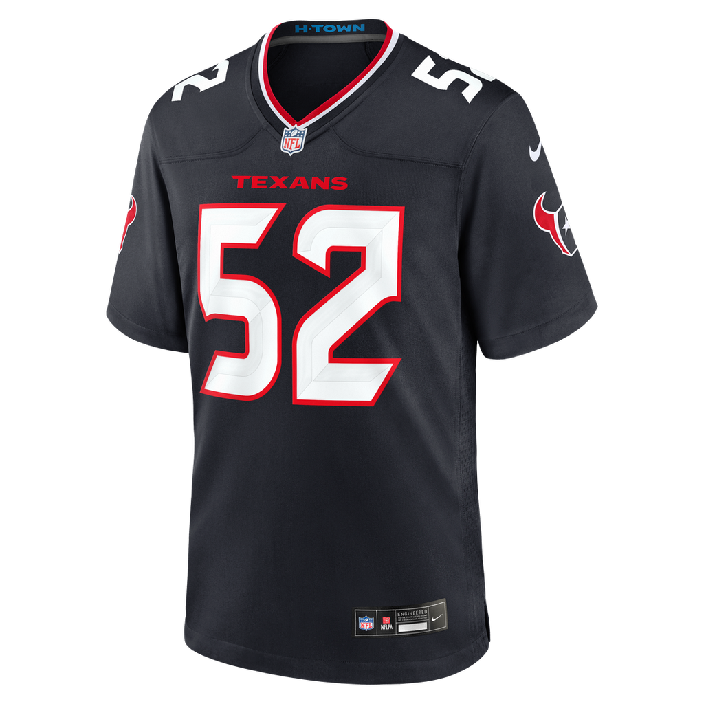Xavier Thomas Houston Texans Game Jersey - Navy
