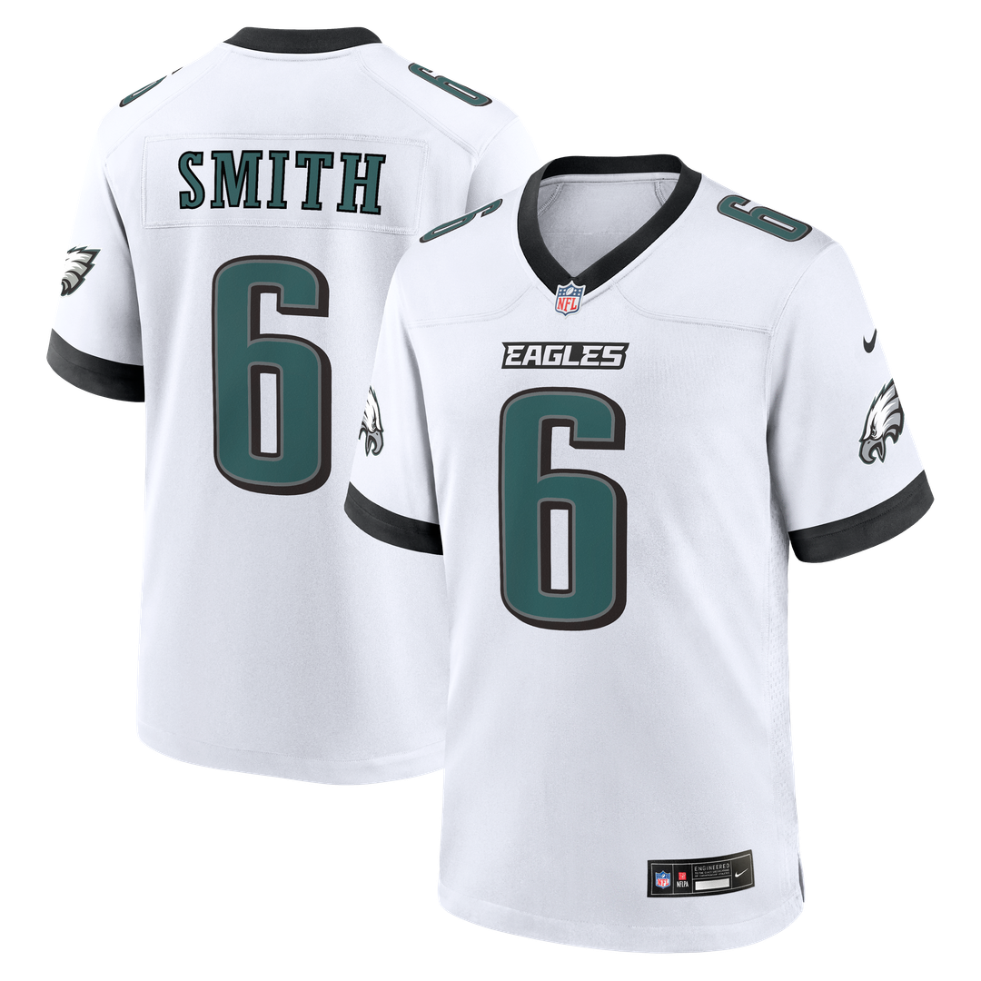 DeVonta Smith Philadelphia Eagles Game Jersey - White