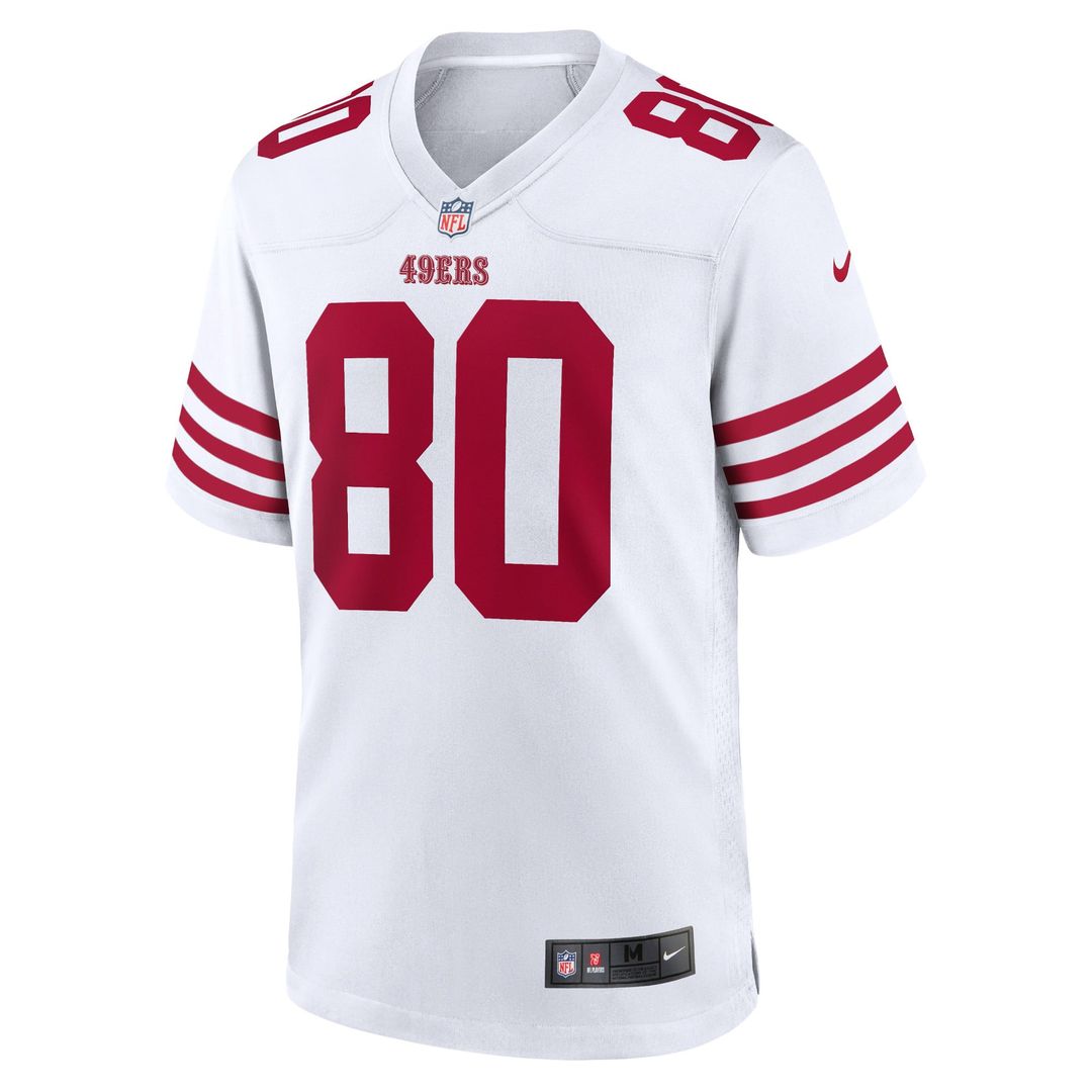 Jerry Rice San Francisco 49ers Game Jersey - White