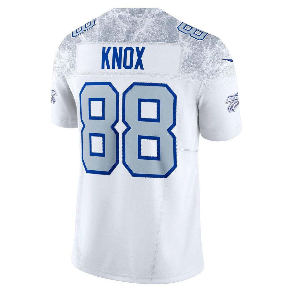 Dawson Knox Buffalo Bills Rivalries Collection Stitched Limited Jersey - White