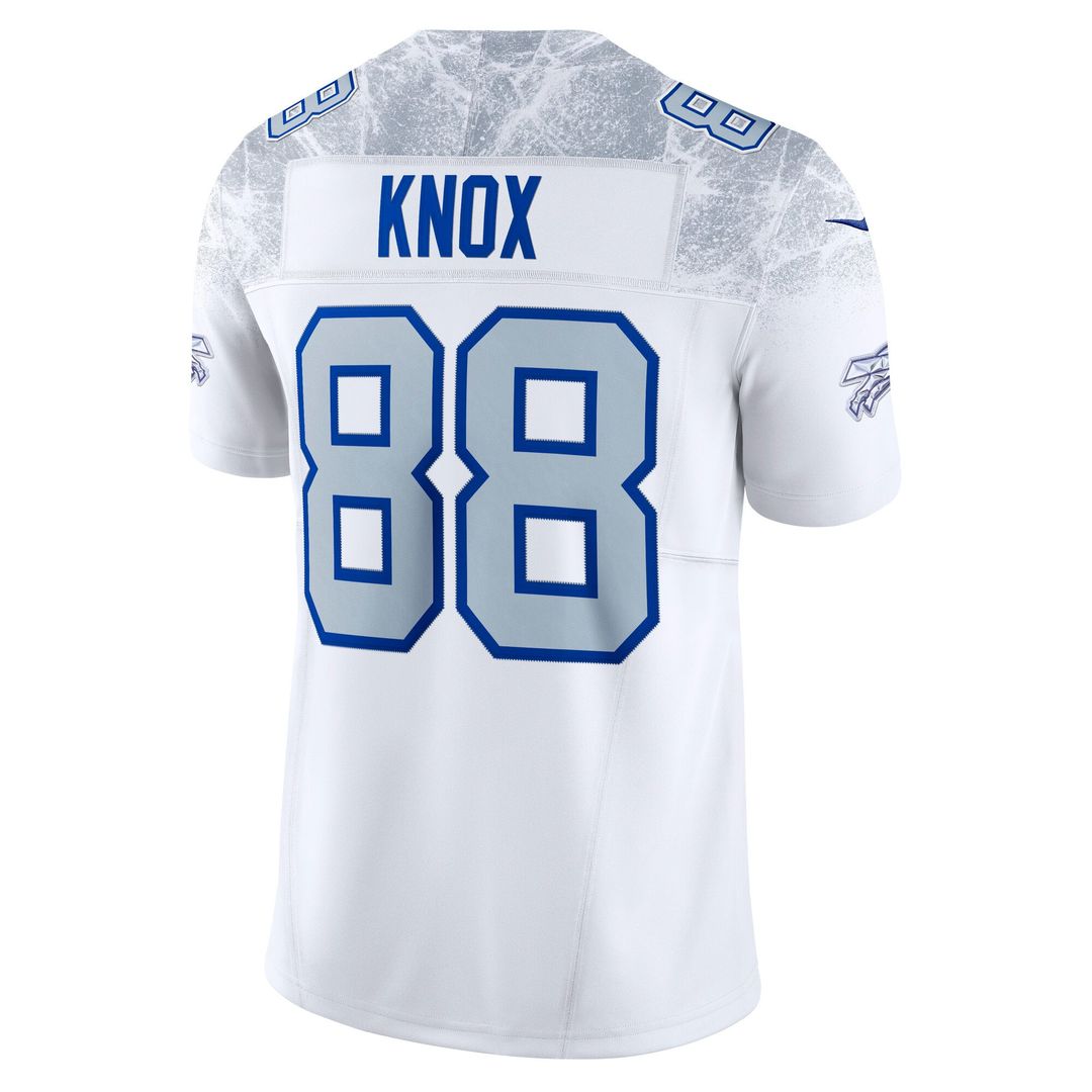 Dawson Knox Buffalo Bills Rivalries Collection Stitched Limited Jersey - White