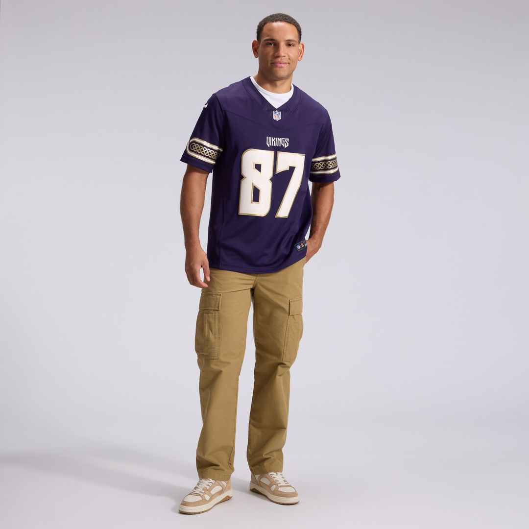 T.J. Hockenson Minnesota Vikings 2026 Rivalries Collection Stitched Limited Jersey - Purple