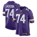 Donovan Jackson Minnesota Vikings Game Jersey - Purple