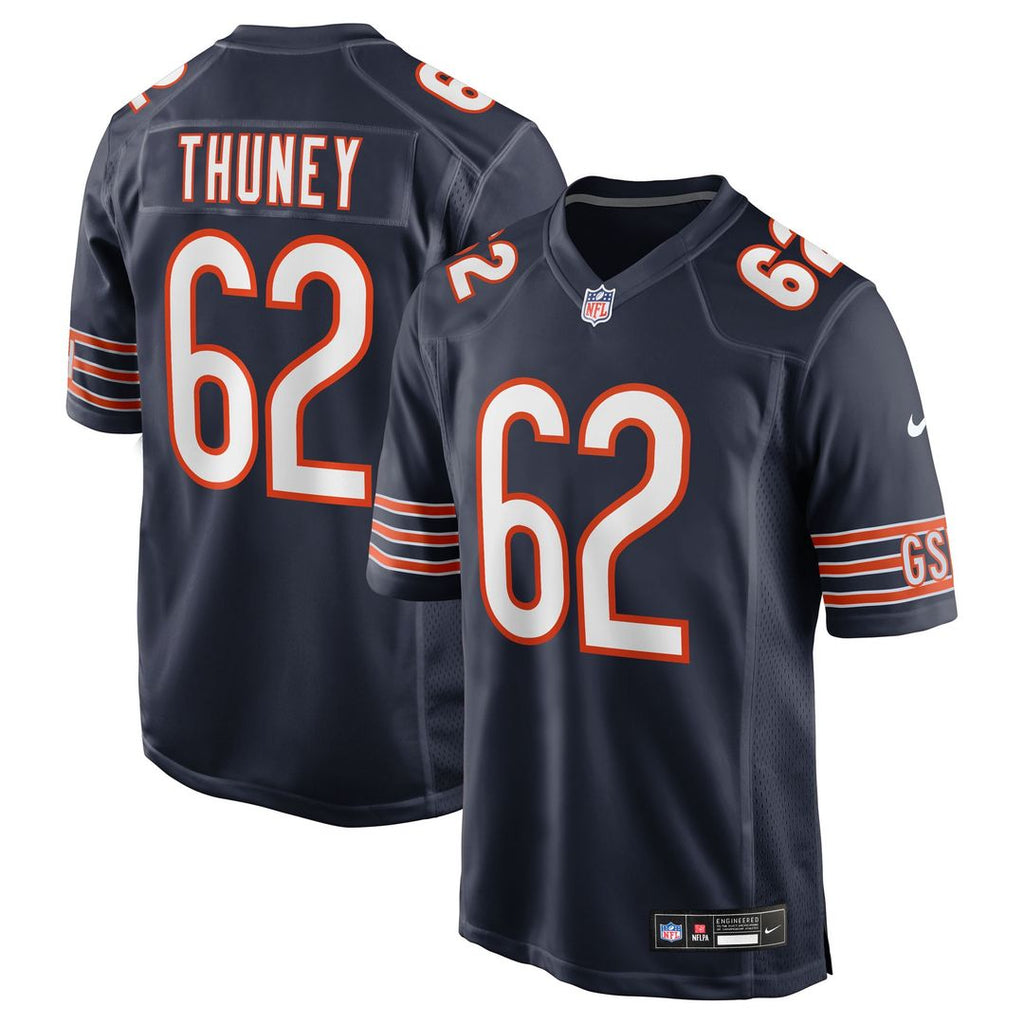 Joe Thuney Chicago Bears Game Jersey - Navy
