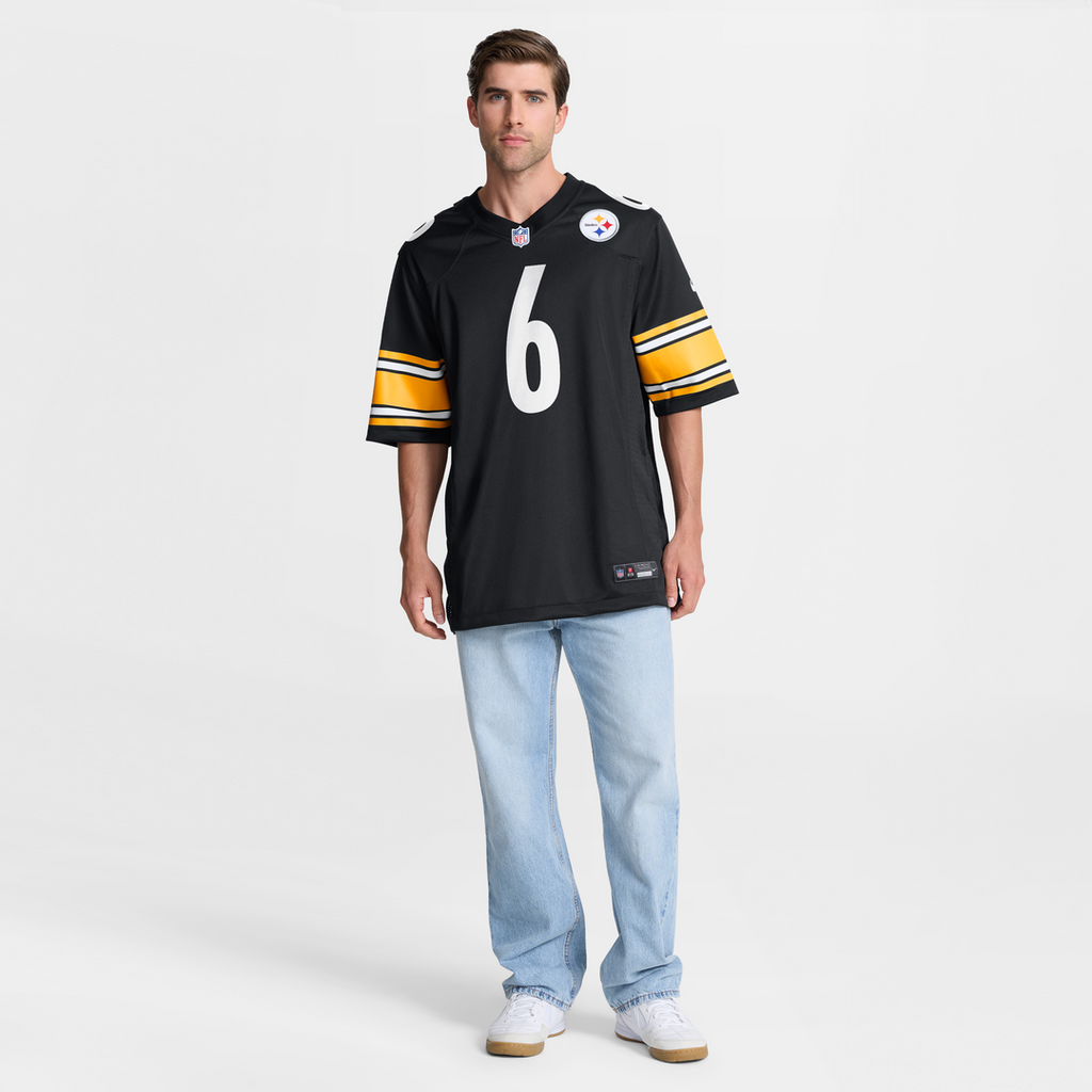 Patrick Queen Pittsburgh Steelers Game Jersey - Black