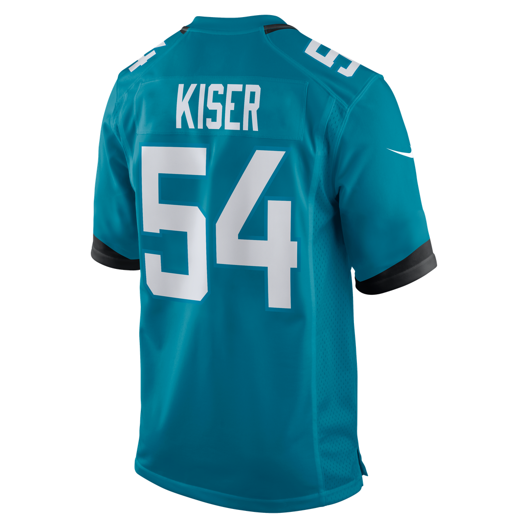 Jack Kiser Jacksonville Jaguars Game Jersey - Teal