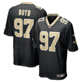 Khristian Boyd New Orleans Saints Game Jersey - Black