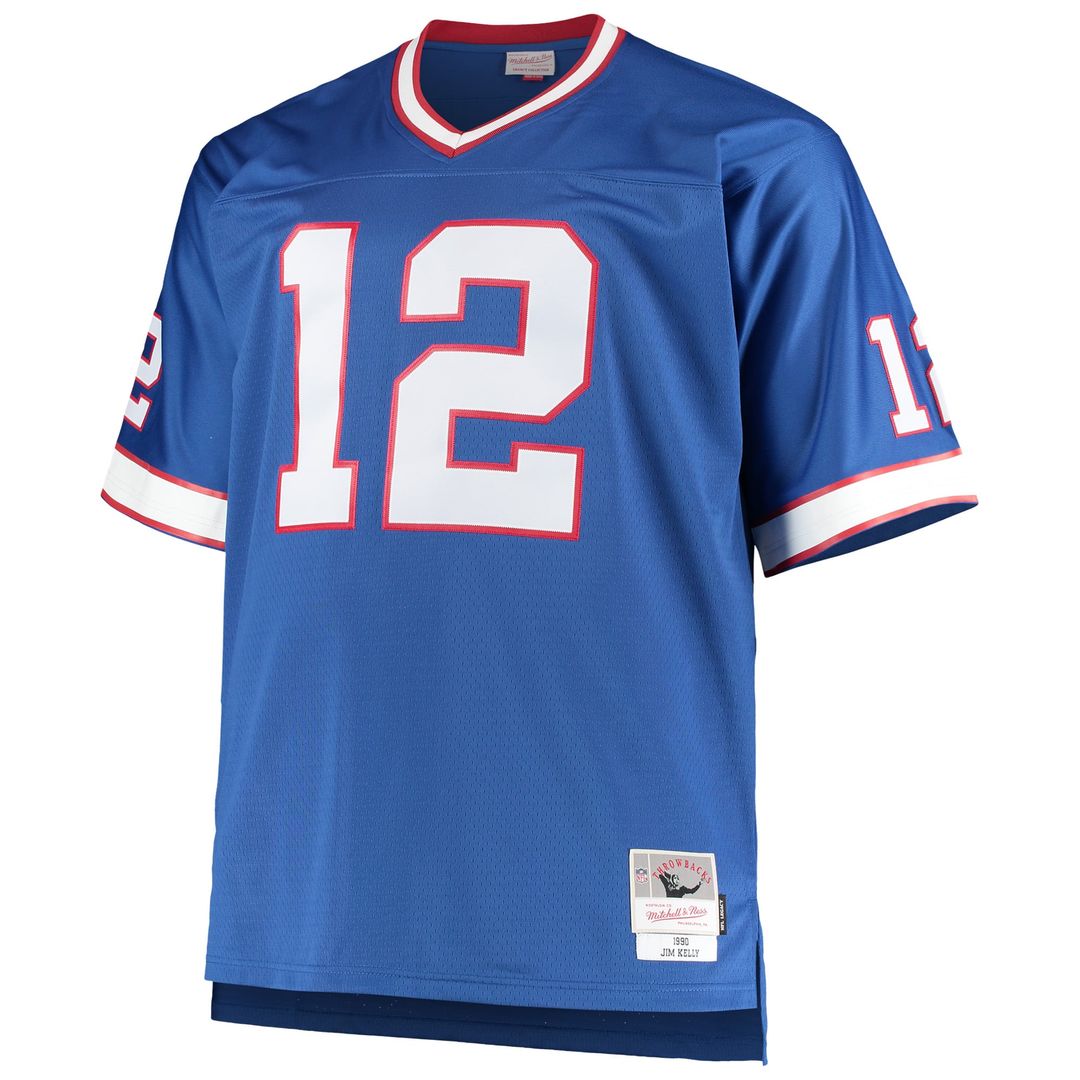 Jim Kelly Buffalo Bills Big & Tall 1990 Replica Jersey - Royal Blue